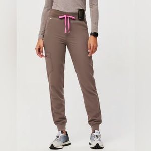 Figs Smokey Taupe Zamora - Jogger Scrub Pants - XL